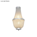 Modern coffee & silver chain wall lamp for bedroom 110v-120v 220v-240v