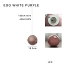 DecorBites™ Colorful Balls Chandelier: Modern Dimmable Rectangle Dining Room & Bedside Hanging Lamp