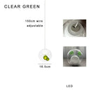 DecorBites™ Colorful Balls Chandelier: Modern Dimmable Rectangle Dining Room & Bedside Hanging Lamp