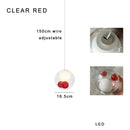 DecorBites™ Colorful Balls Chandelier: Modern Dimmable Rectangle Dining Room & Bedside Hanging Lamp