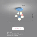 Modern colorful cartoon led chandelier light for kids bedroom