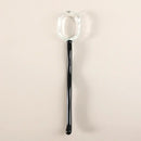 Modern colorful glass dessert spoon set dining room kitchenware