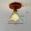 Modern colorful glass led ceiling lamp living room light fixture