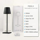 Modern colorful rechargeable table lamp for dining room