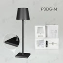 Modern colorful rechargeable table lamp for dining room