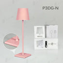 Modern colorful rechargeable table lamp for dining room