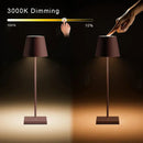 Modern colorful rechargeable table lamp for dining room