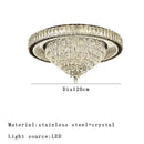 DecorBites™ Cone Crystal Ceiling Chandelier - Stainless Steel Luxury Living Room Decoration