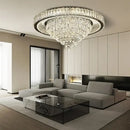 DecorBites™ Cone Crystal Ceiling Chandelier - Stainless Steel Luxury Living Room Decoration
