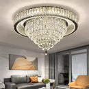 DecorBites™ Cone Crystal Ceiling Chandelier - Stainless Steel Luxury Living Room Decoration