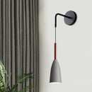 Black Industrial Cast Iron Wall Lamp