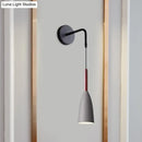 DecorBites™ Modern Bullet Wall Mount Sconce Lamp in Black/White/Grey for Bedside - Single Bulb Fixture