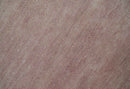 Modern Contemporary Solid Peach Hand knotted 8x10 wool Area Rug