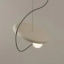 Modern copper and black grid led pendant light dining room