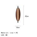 DecorBites™ Brown Metal Leaf Wall Sconce 3000K Modern Lamp for Home, Parlor, Bedroom