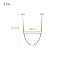 Modern copper decorbites leather belt chandelier for dining room