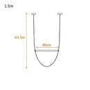 Modern copper decorbites leather belt chandelier for dining room