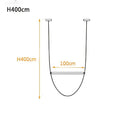 Modern copper decorbites leather belt chandelier for dining room