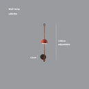 Modern copper led belt chandelier pendant light living room dimmable