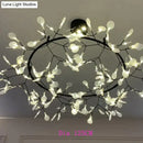 DecorBites™ Modern LED Lamp Firefly Tree Branch Leaf Pendant Light Round Flower Suspension Lamps