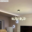 DecorBites™ Modern LED Lamp Firefly Tree Branch Leaf Pendant Light Round Flower Suspension Lamps