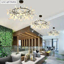 DecorBites™ Modern LED Lamp Firefly Tree Branch Leaf Pendant Light Round Flower Suspension Lamps