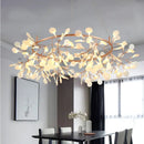 DecorBites™ Modern LED Lamp Firefly Tree Branch Leaf Pendant Light Round Flower Suspension Lamps