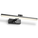Modern copper wood grain led wall light bathroom vanity fixture