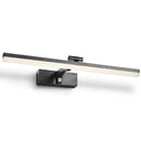 Modern copper wood grain led wall light bathroom vanity fixture