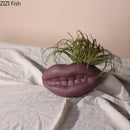 DecorBites™ Ceramic Vase with Ear, Eyes, and Mouth Design for Table Decoration