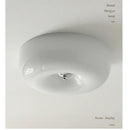 Modern cream bauhaus style ceramic ceiling lamp bedroom