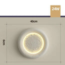 Modern cream breeze moon ceiling lamp bedroom warm light