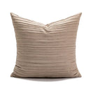 Modern cream brown coffee pillowcase living room textured cushion cover