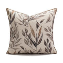 Modern cream brown coffee pillowcase living room textured cushion cover