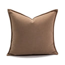 Modern cream brown coffee pillowcase living room textured cushion cover