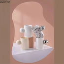 Modern cream ceramic cup and saucer set dining room cloud base