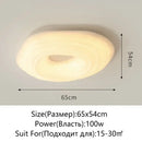 Modern cream cloud led ceiling chandelier for living room