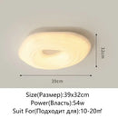 Modern cream cloud led ceiling chandelier for living room
