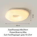 Modern cream cloud led ceiling chandelier for living room