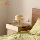 Modern cream medieval design led table lamp for bedroom