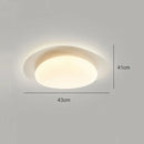 Modern cream style cobblestone ceiling light for bedroom
