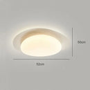 Modern cream style cobblestone ceiling light for bedroom