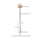 Modern cream textured glass bud micro cement pendant lamps bedroom