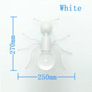 Modern creative minimalism metal robot ant wall sconce bedroom light