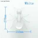 Modern creative minimalism metal robot ant wall sconce bedroom light