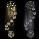Modern crystal ball chandelier dining room pendant light