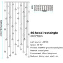 Modern crystal ball led chandelier for living room decor