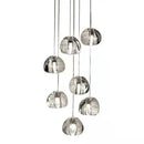 Modern crystal ball nordic led chandelier staircase pendant light