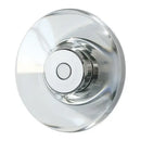 Modern crystal bedside wall lamp bedroom clear glass and chrome