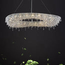 Modern crystal bird nest chandelier dining room pendant light